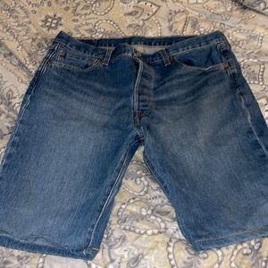 Mens stonewashed Levi Shorts